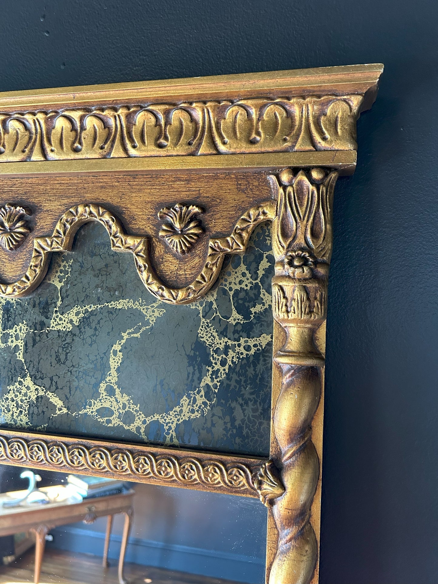 large ornate baroque mirror