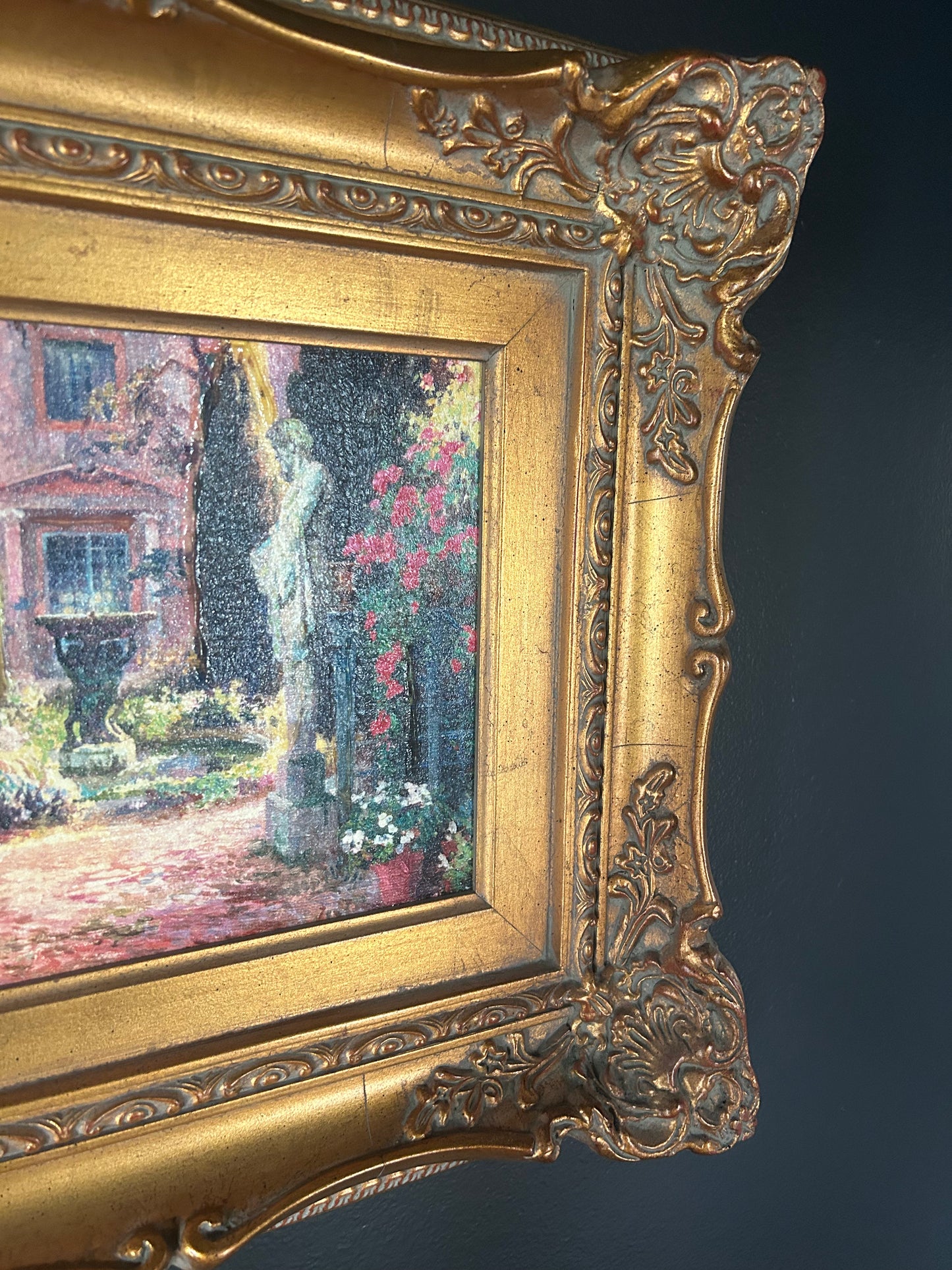 Lepere 'Larramet de Belot' reproduction with gilded frame