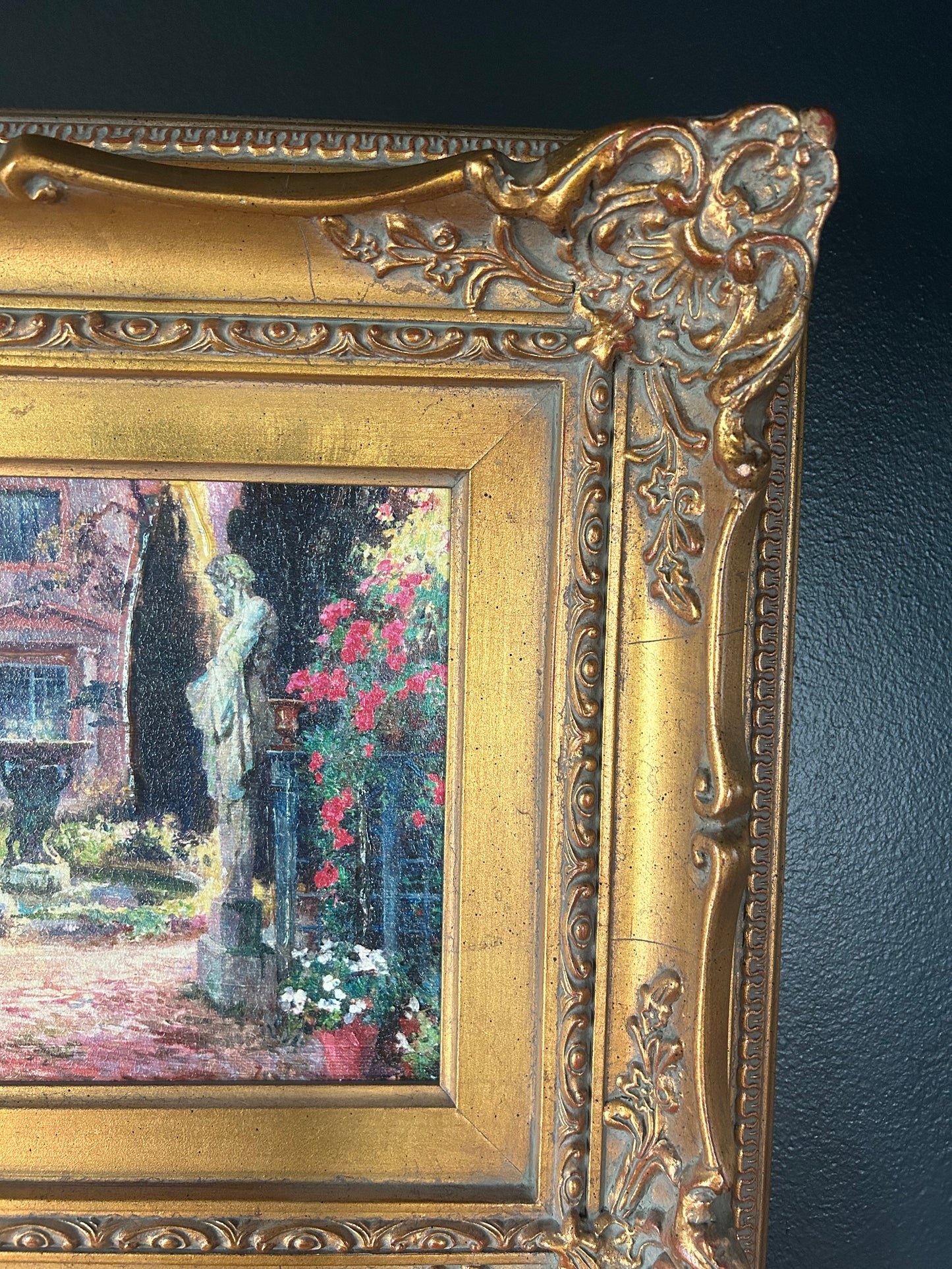 Lepere 'Larramet de Belot' reproduction with gilded frame