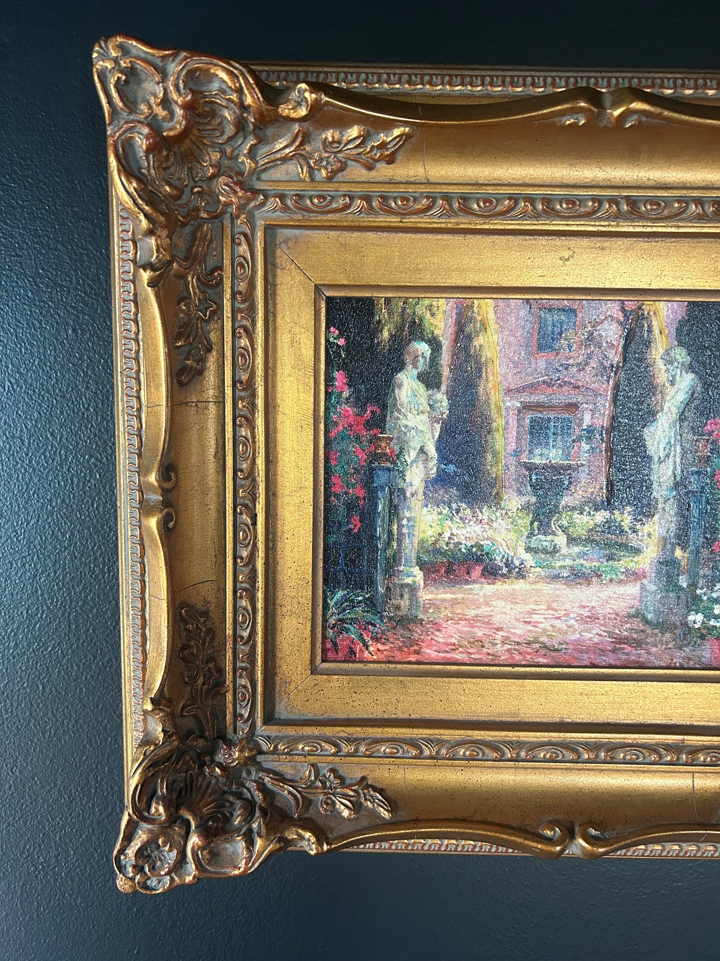 Lepere 'Larramet de Belot' reproduction with gilded frame
