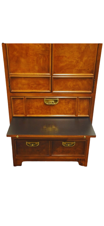Chinoiserie armoire highboy cabinet