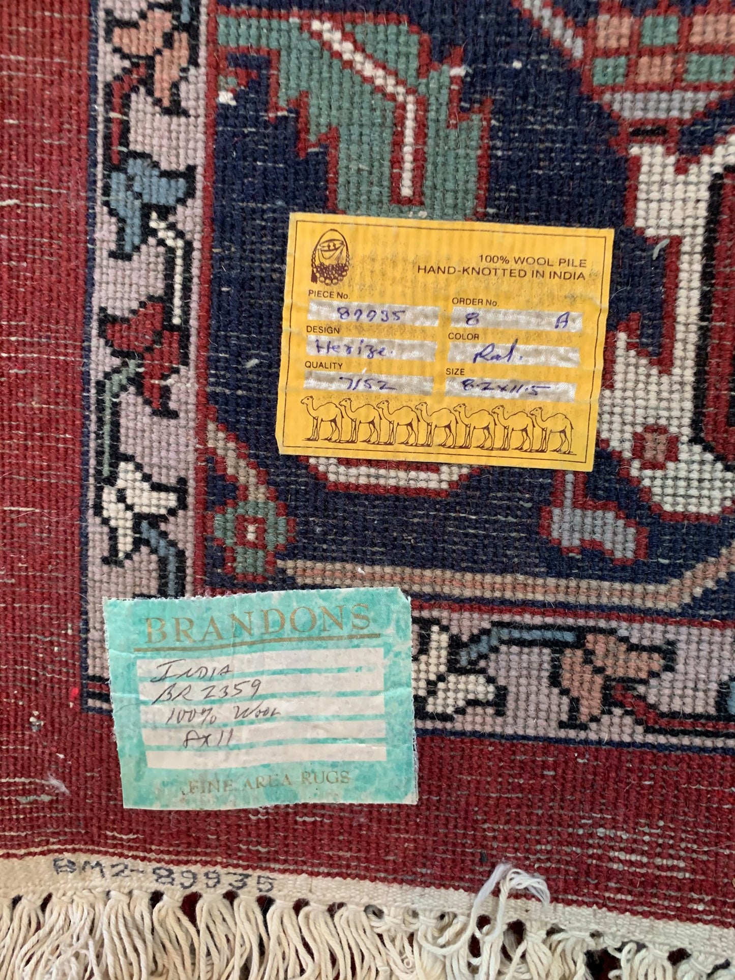 hand-knotted kashan medallion rug