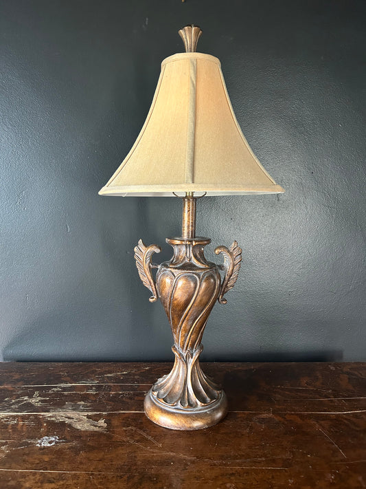 vintage Florentine style urn lamp