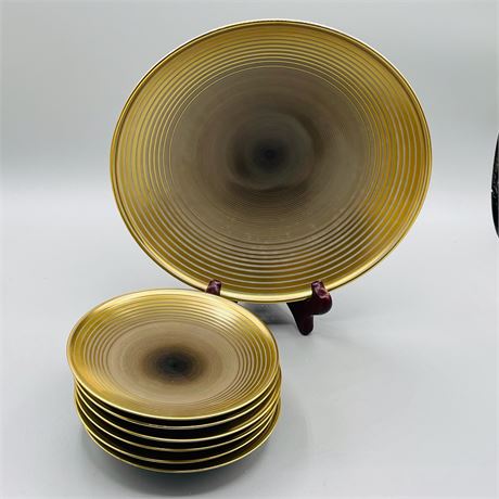 fine porcelain dessert service set by Furstenberg